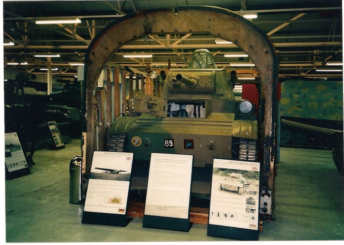 D Day Landings Flying Tetrarch Tank