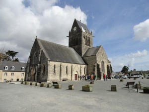 D Day Paratroopers F Company 505th PIR 82nd Airborne Division St Mere Eglise Church and Square Normandy
