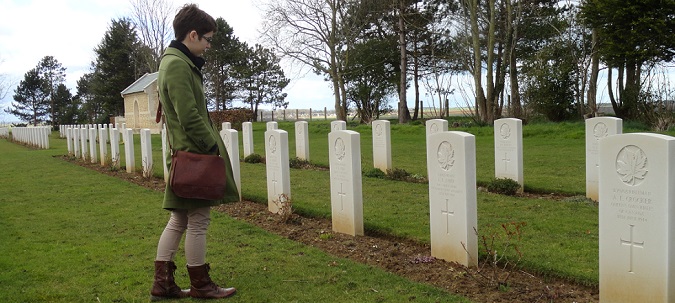 Canadian Cemetery Benu sur Mer. D Day Tours Normandy. Malcolm Clough