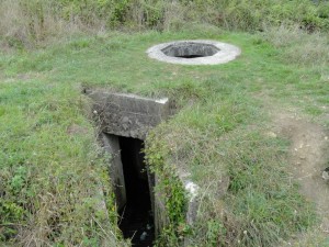 Omaha Beach Mortar Pit in 2013 2