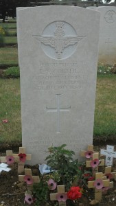 Emile Corteil's grave parachuting dogs d day