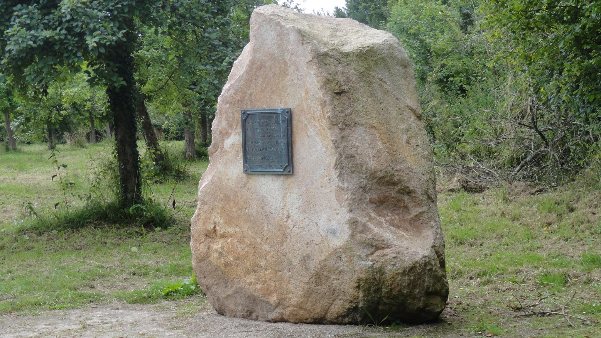 General Patton Memorial Plaque Normandy