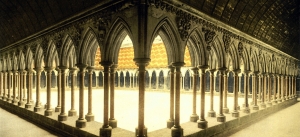 Mont St Michel Cloisters
