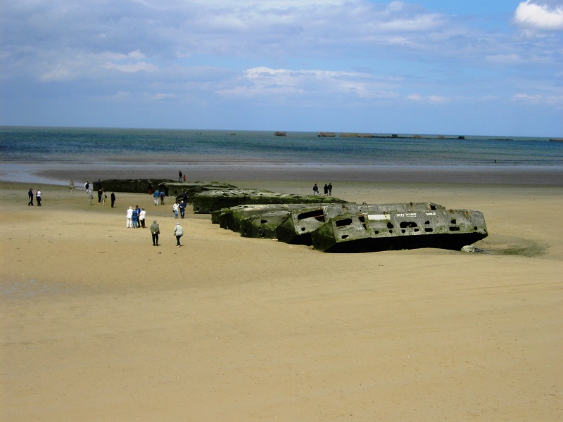 Mulberry Harbours Arromanches Malcolm Clough